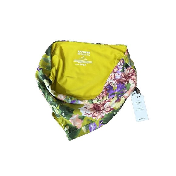 Express Women's Printed Balconette Body Contour Swim Bottom Size XS Multi Color - Picture 4 of 5